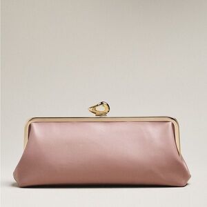 Anthropologie Pink Clutch Bag
